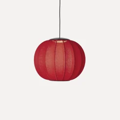 Online Made by Hand - Pendellampe - Knit-Wit 45 Round Pendant LED - Maple Red