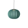 Sale Made by Hand - Pendellampe - Knit-Wit 45 Round Pendant LED - Seagrass