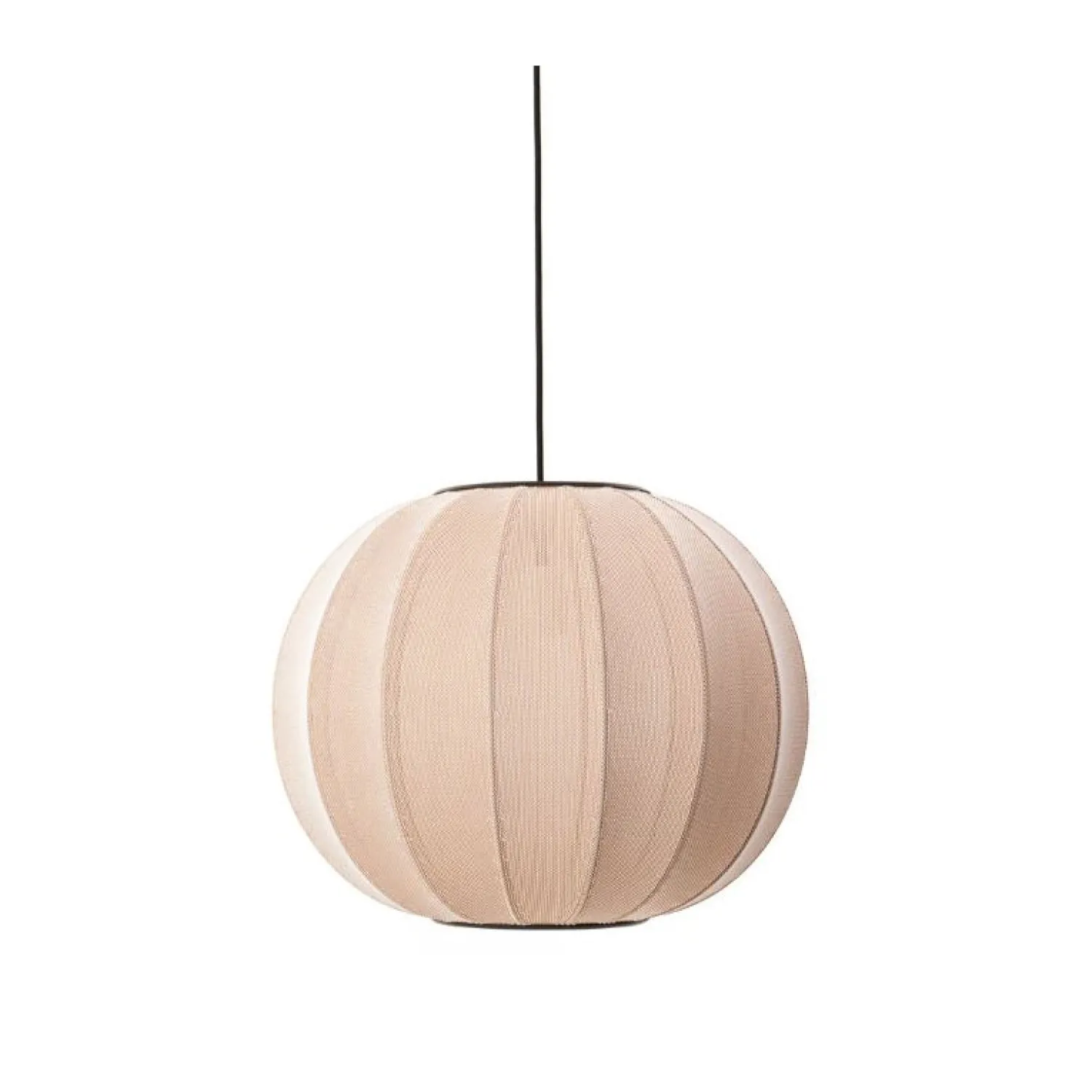 New Made by Hand - Pendellampe - Knit-Wit 45 Round Pendant LED - Sand Stone