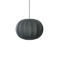 Online Made by Hand - Pendellampe - Knit-Wit 45 Round Pendant - Black