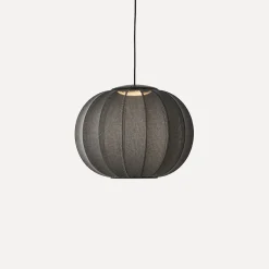 Online Made by Hand - Pendellampe - Knit-Wit 45 Round Pendant - Black