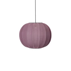 Online Made by Hand - Pendellampe - Knit-Wit 45 Round Pendant - Burgundy