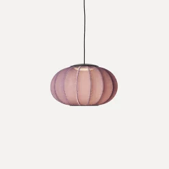 New Made by Hand - Pendellampe - Knit-Wit 45 Oval Pendant LED - Burgundy