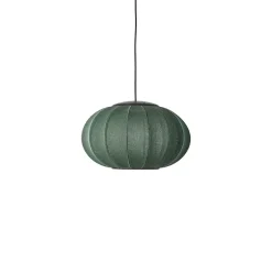 New Made by Hand - Pendellampe - Knit-Wit 45 Oval Pendant LED - Tweed Green