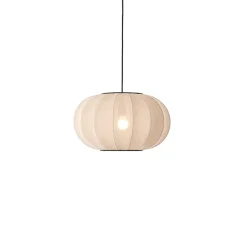 Best Made by Hand - Pendellampe - Knit-Wit 45 Oval Pendant - Sand Stone