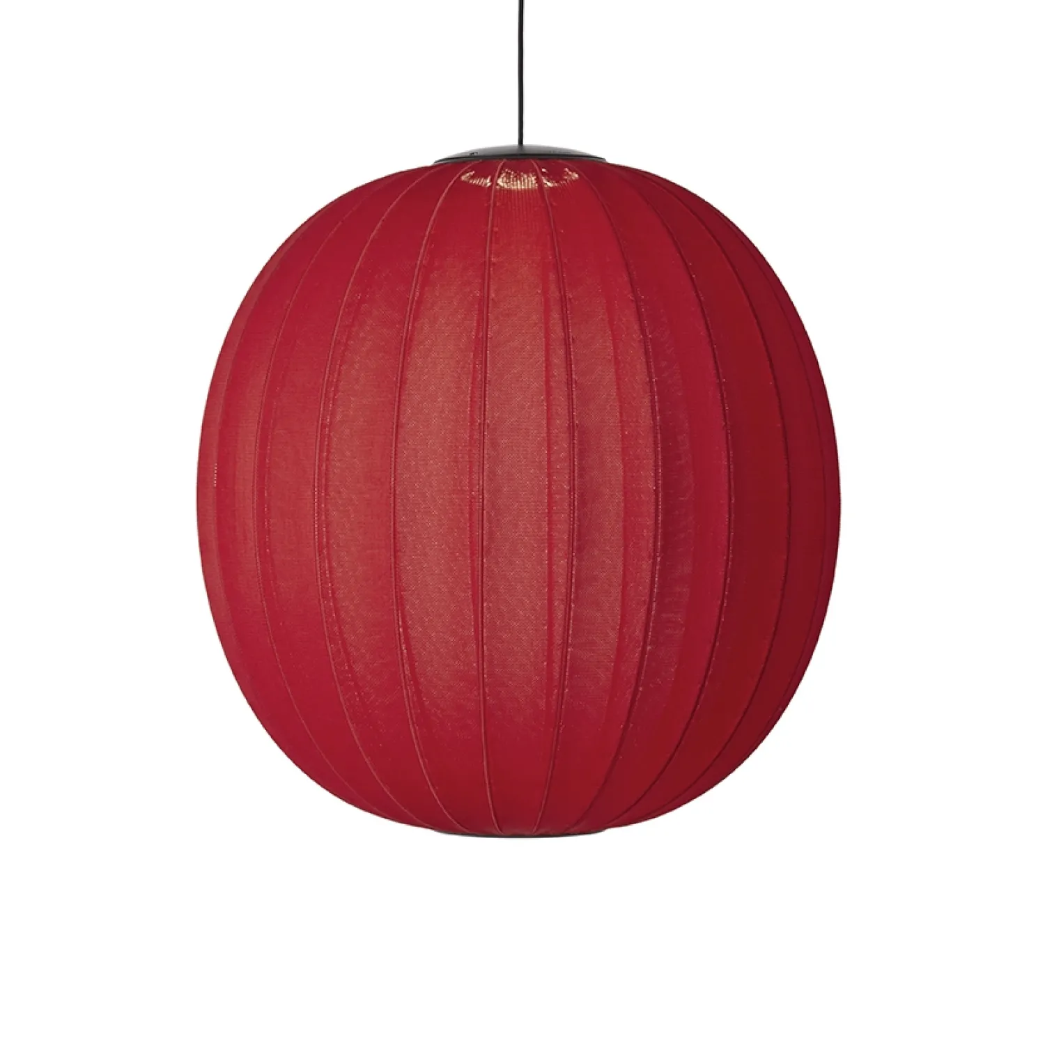 Best Made by Hand - Pendellampe - Knit-Wit 75 Round Pendant LED - Maple Red