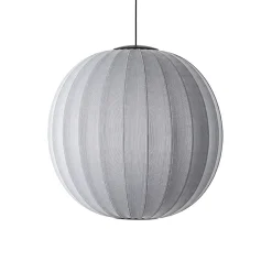 Discount Made by Hand - Pendellampe - Knit-Wit 75 Round Pendant LED - Silver