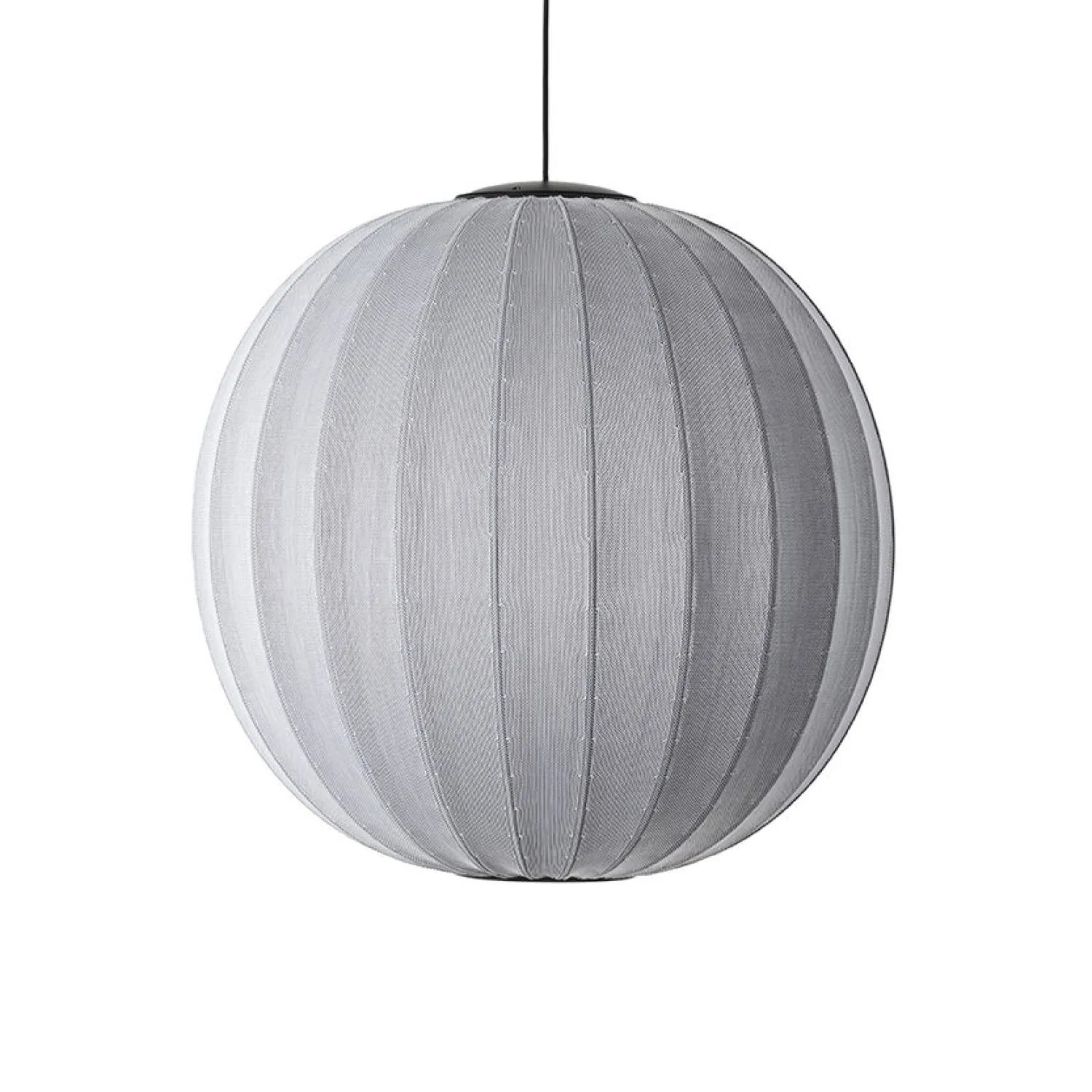 Discount Made by Hand - Pendellampe - Knit-Wit 75 Round Pendant LED - Silver