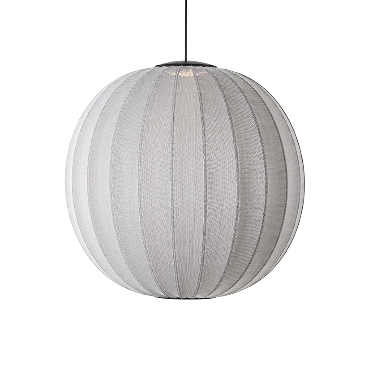 Discount Made by Hand - Pendellampe - Knit-Wit 75 Round Pendant LED - Silver