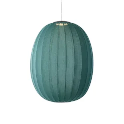 Online Made by Hand - Pendellampe - Knit-Wit 65 High Oval Pendant LED - Seagrass