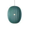 Outlet Made by Hand - Pendellampe - Knit-Wit 65 High Oval Pendant - Seagrass