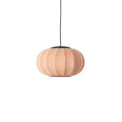 Outlet Made by Hand - Pendellampe - Knit-Wit 45 Oval Pendant LED - Coral