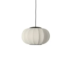Online Made by Hand - Pendellampe - Knit-Wit 45 Oval Pendant LED - Pearl White