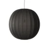 Made by Hand - Pendellamper - Knit-Wit 75 Round Pendant - Black