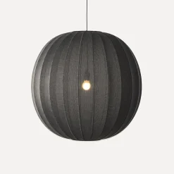 Made by Hand - Pendellamper - Knit-Wit 75 Round Pendant - Black