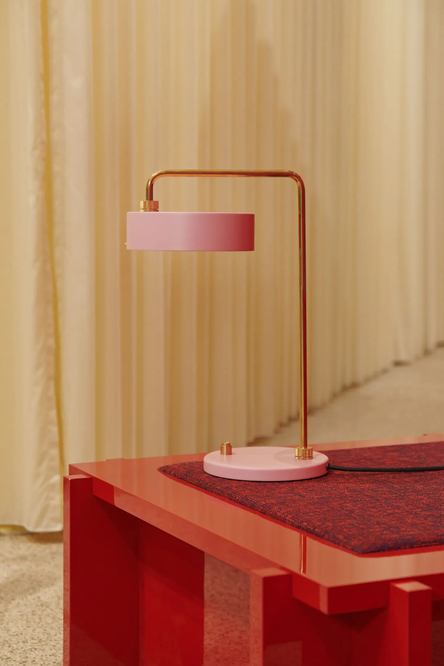 Discount Made by Hand - Petite Machine Table Lamp - Light Pink