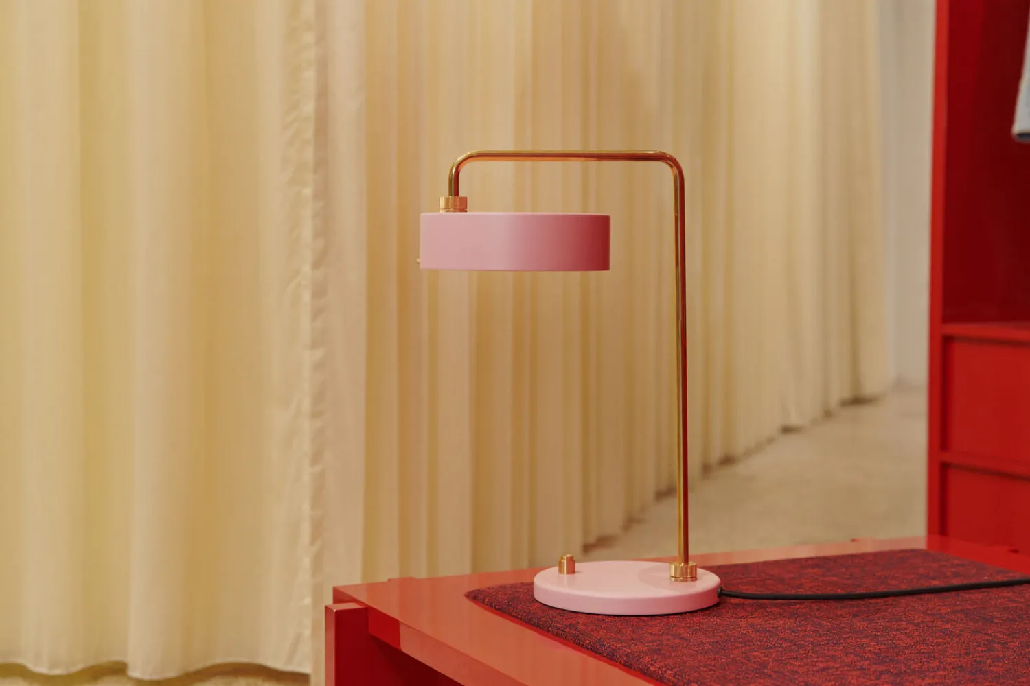 Discount Made by Hand - Petite Machine Table Lamp - Light Pink