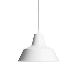 Clearance Made by Hand - Værkstedslampe i Ø 35 cm - Mat hvid