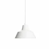 Online Made by Hand - Værkstedslampe i Ø 28 cm - Mat hvid