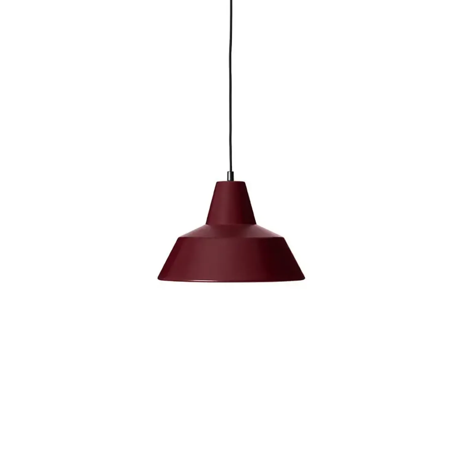 Online Made by Hand - Værkstedslampe W3 - Wine Red
