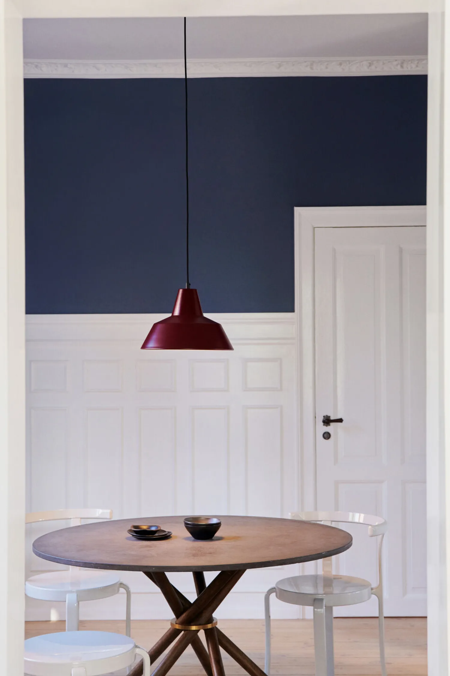 Hot Made by Hand - Workshop Lamp W2 - Wine Red