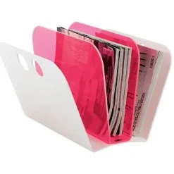 Clearance Neon living Magazin Fan fra - hvid/pink