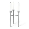 Mater - Spike lysestage - Mat aluminium