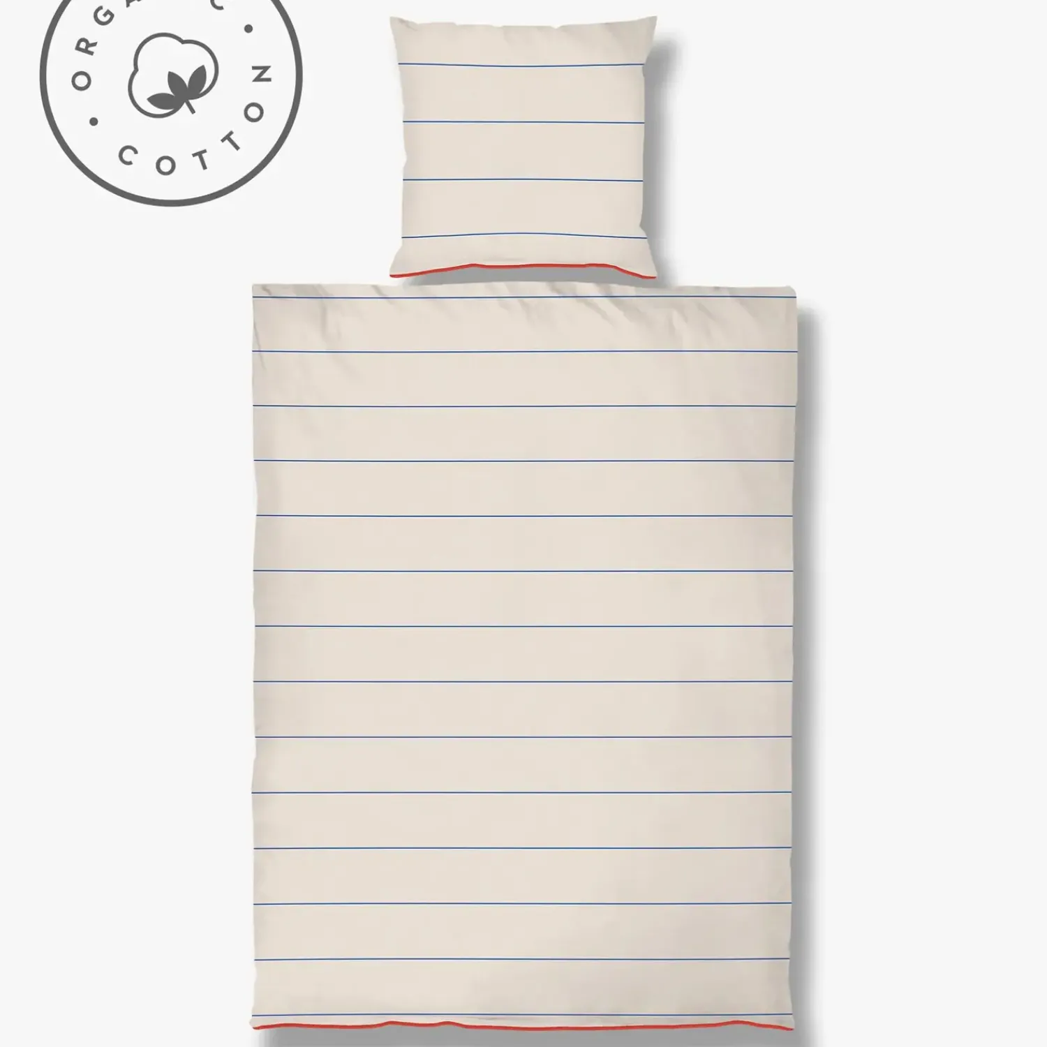 Clearance Mette Ditmer - ALIGN-sengesæt - Cobalt/Sand - W140 x L200 cm