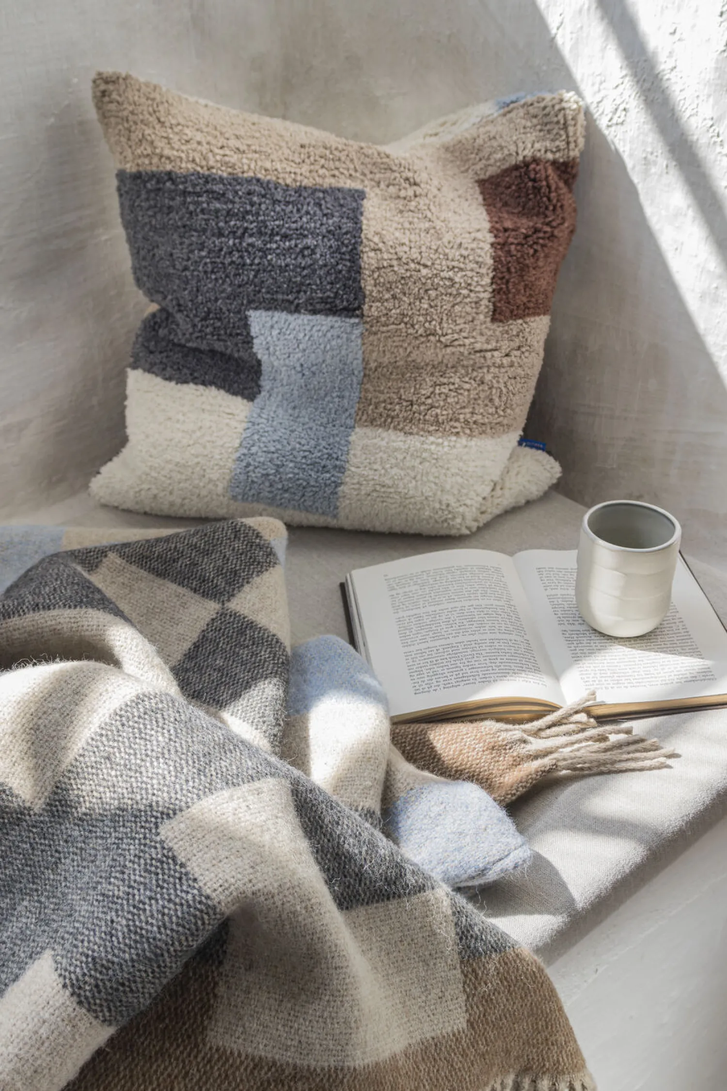 Sale Mette Ditmer - BRICK-pudebetræk - Dark olive