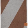 Outlet Mette Ditmer - DIAGONAL guest towel, 2-pack - Brick