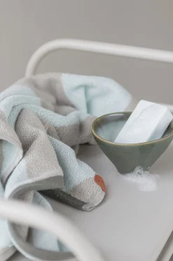 Hot Mette Ditmer - DIAGONAL guest towel, 2-pack - Mint