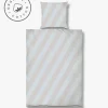 Outlet Mette Ditmer - DIAGONAL-sengesæt - Light grey/Sand - W140 x L220 cm