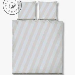Online Mette Ditmer - DIAGONAL-sengesæt - Light grey/Sand - W200 x L220 cm