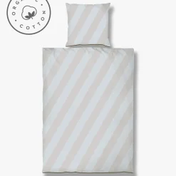 New Mette Ditmer - DIAGONAL-sengesæt - Light grey/Sand - W140 x L200 cm
