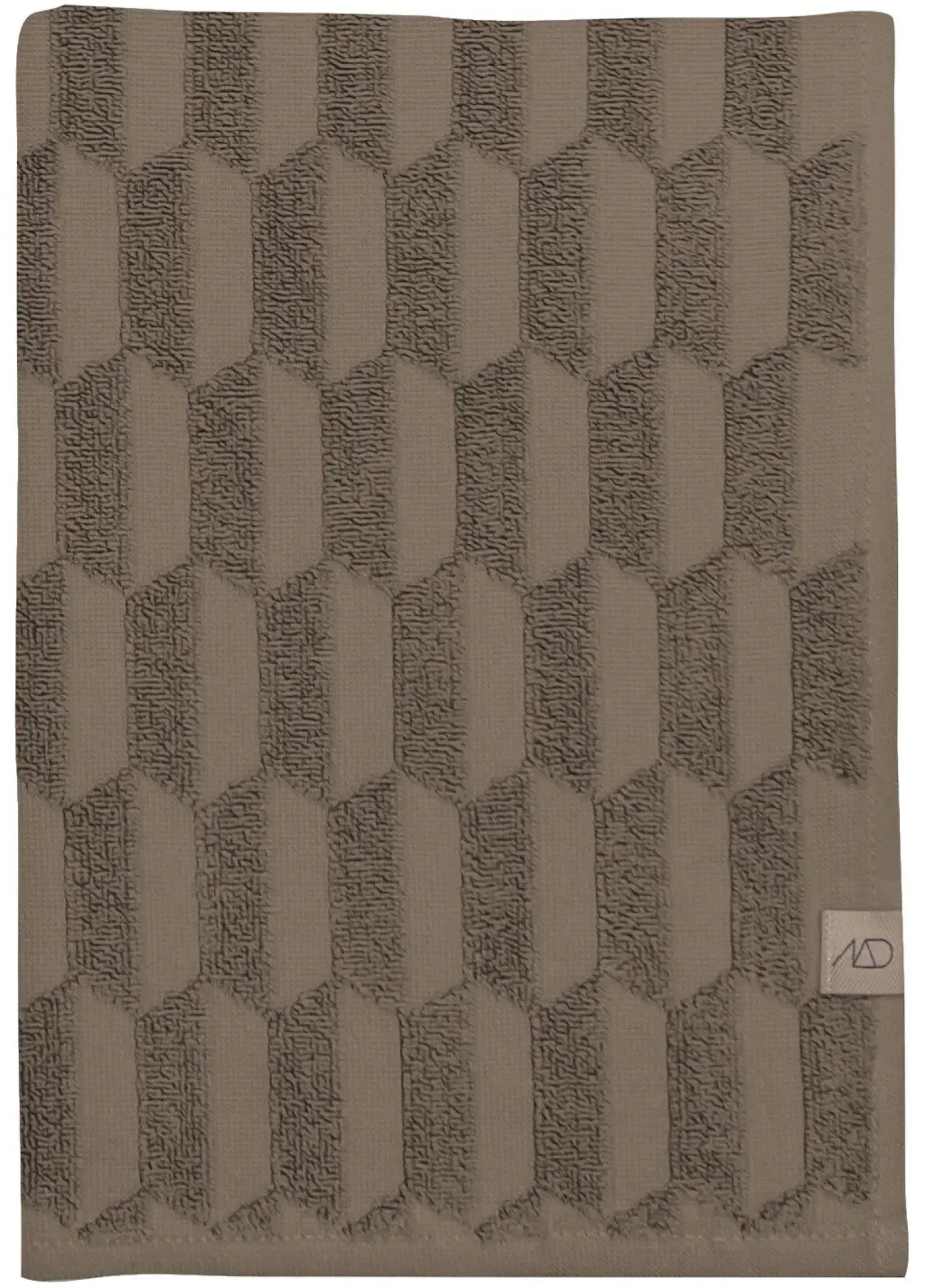 Best Mette Ditmer - GEO-håndklæde - Nougat - W50 x L95 cm
