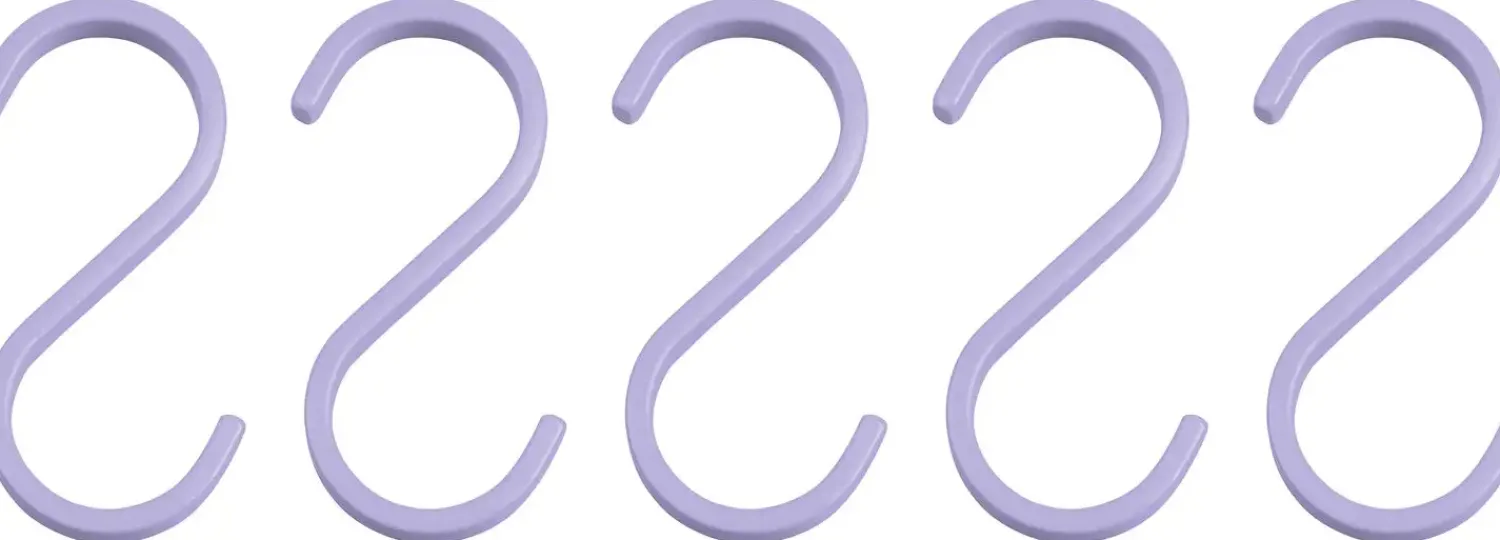 Sale Mette Ditmer - HANG-IT S-hook, 5-pack - Lilac