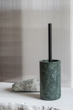 Sale Mette Ditmer - MARBLE toilet brush holder - Dark forest