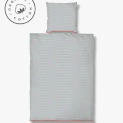 Mette Ditmer - MINI-sengesæt - Light blue/Tan - W140 x L200 cm