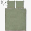 Online Mette Ditmer - MINI-sengesæt - Pine green/Tan - W200 x L220 cm