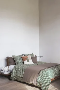 Mette Ditmer - MINI-sengesæt - Pine green/Tan - W140 x L220 cm