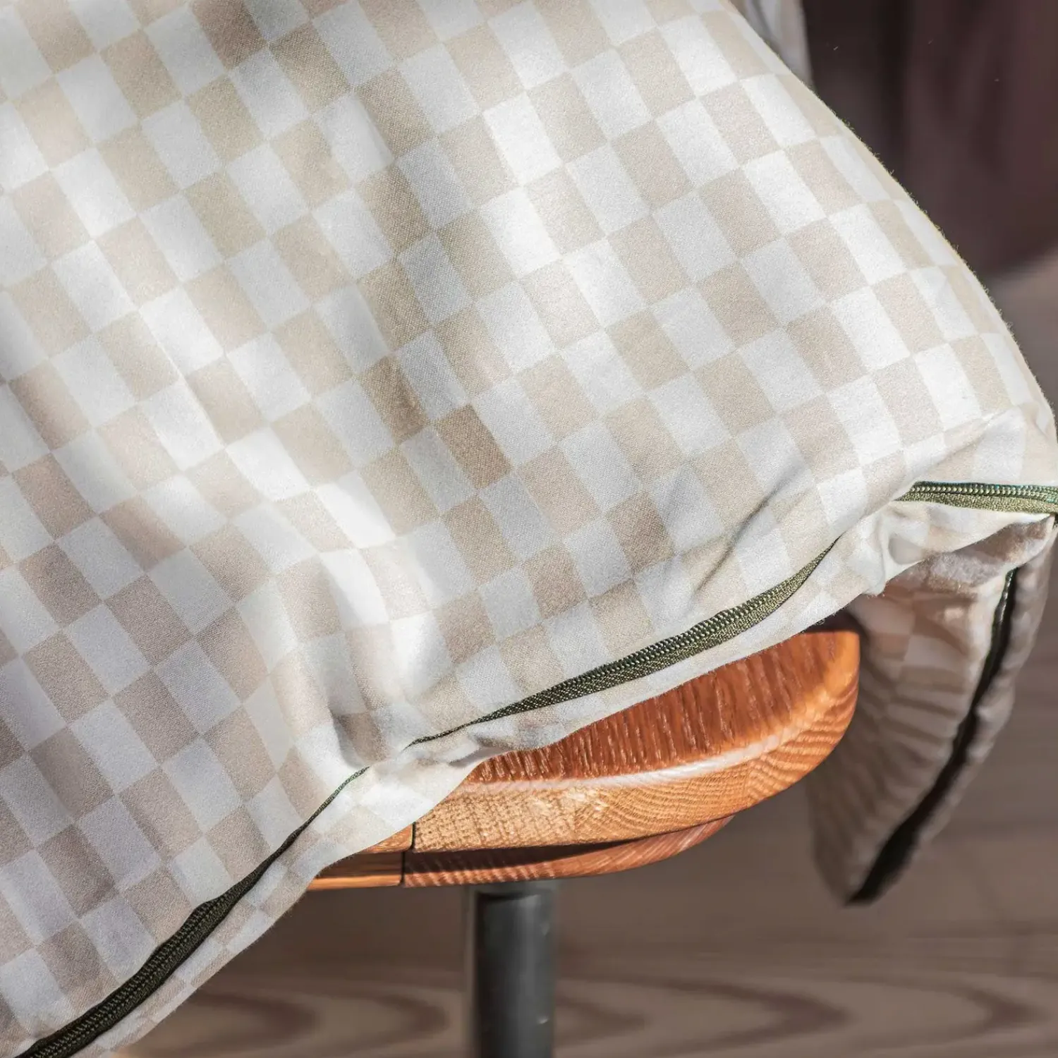 Hot Mette Ditmer - MINI-sengesæt - Sand/Light grey - W140 x L200 cm