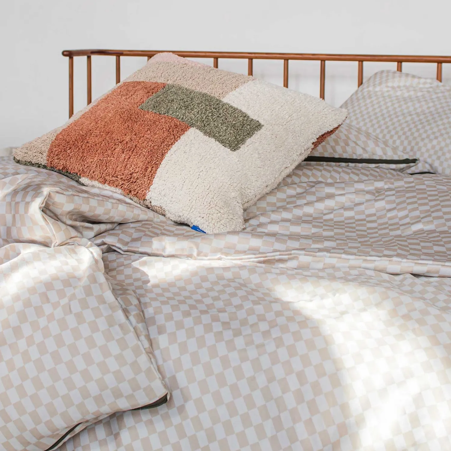 Best Mette Ditmer - MINI-sengesæt - Sand/Light grey - W200 x L220 cm