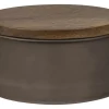 New Mette Ditmer - MODEST-lågkrukke - Walnut