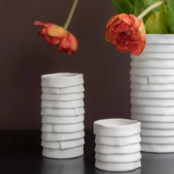 Clearance Mette Ditmer - RIBBON Vase - Small - Off-white