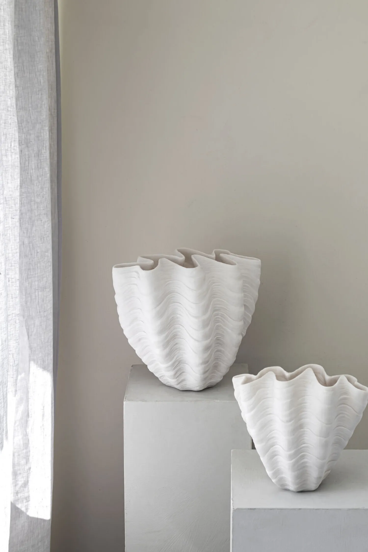 Discount Mette Ditmer - SHELL-vase - Small - Off-white