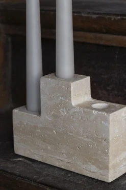 Outlet Mette Ditmer - STEP trio candleholder - Linen