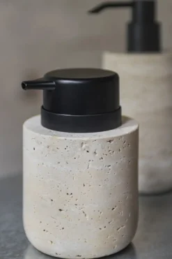 Best Mette Ditmer - TRAVERTINE dispenser, low - Linen