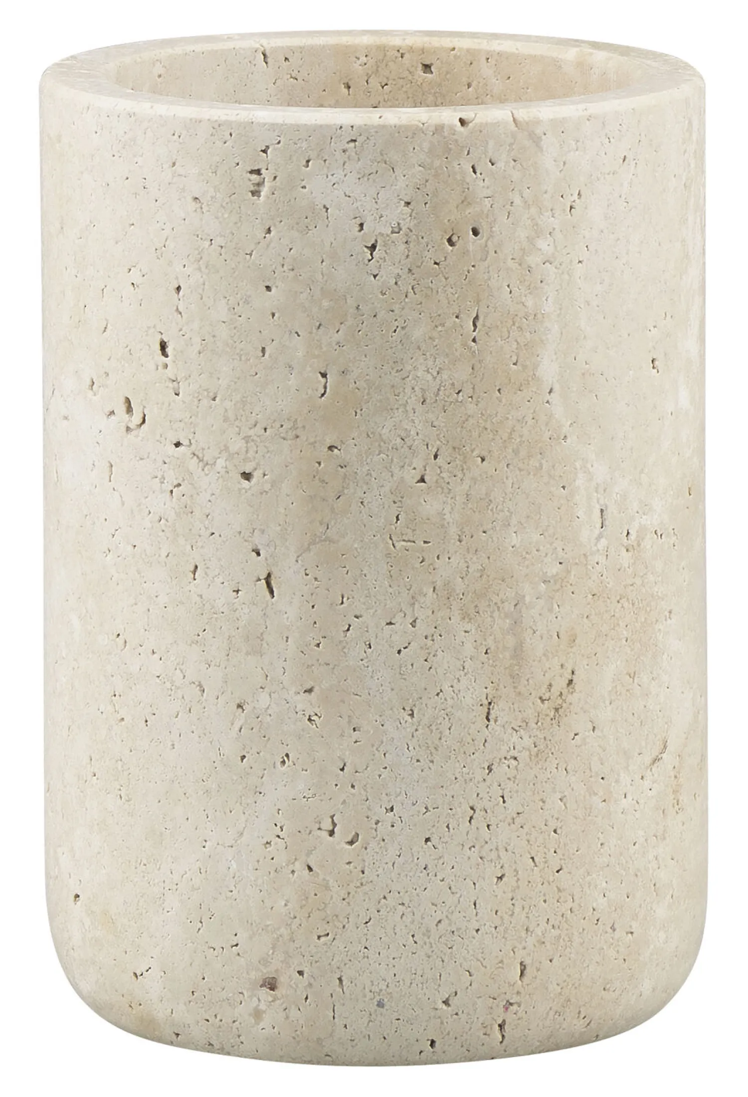 Clearance Mette Ditmer - TRAVERTINE toothbrush holder - Linen