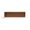 Clearance MILLE W NORDISK DESIGN - Bakke i træ - Cognac læder - 15 x 60 cm.