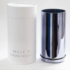Clearance MILLE W NORDISK DESIGN - Lyslygte/Vase i large (Sort)